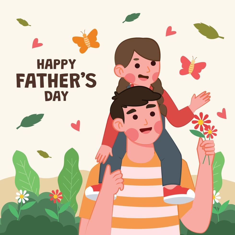 Father's Day Celebration vector