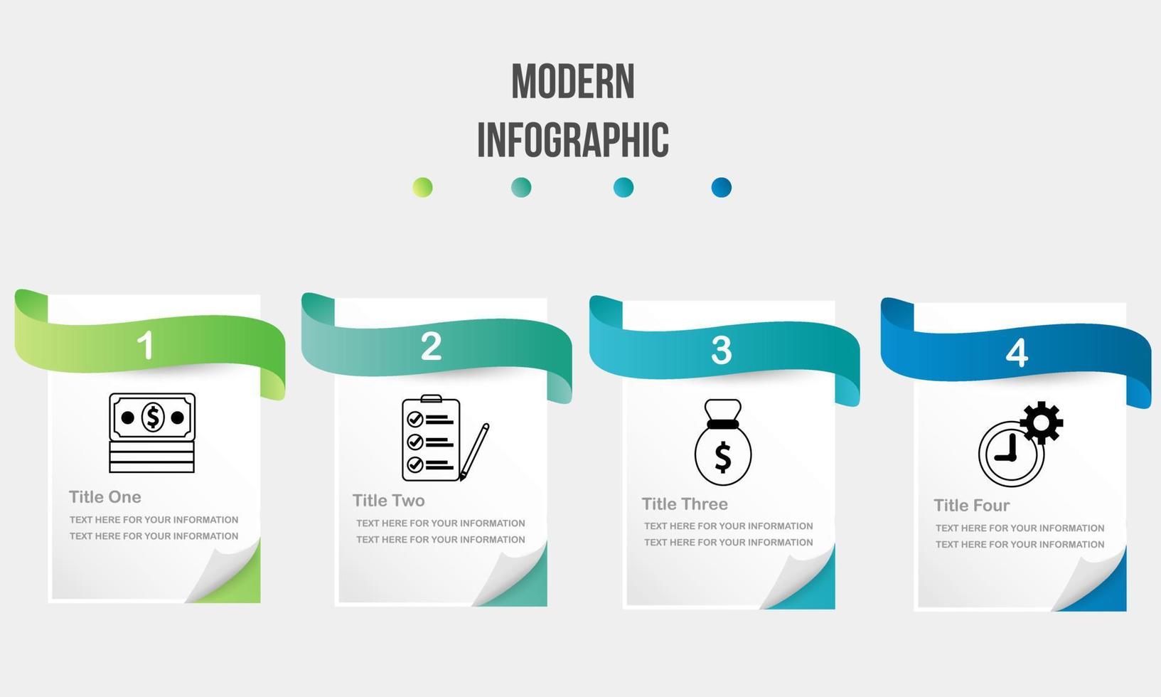 plantilla de diseño para infografías de negocios vector