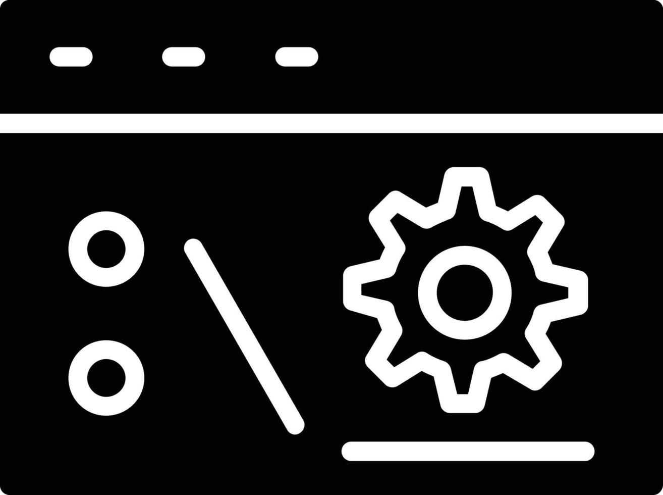 Command Line Glyph Icon vector