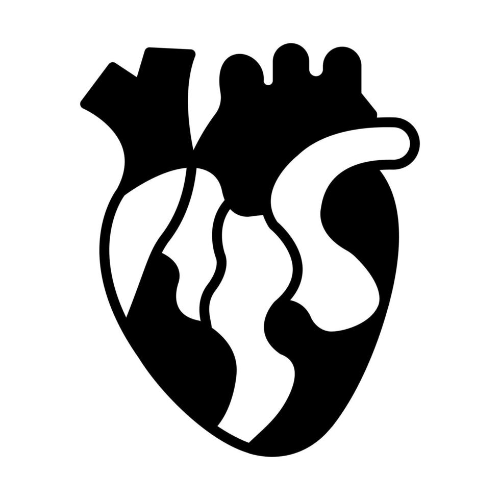 diseño de conceptos modernos de corazón, ilustración vectorial vector