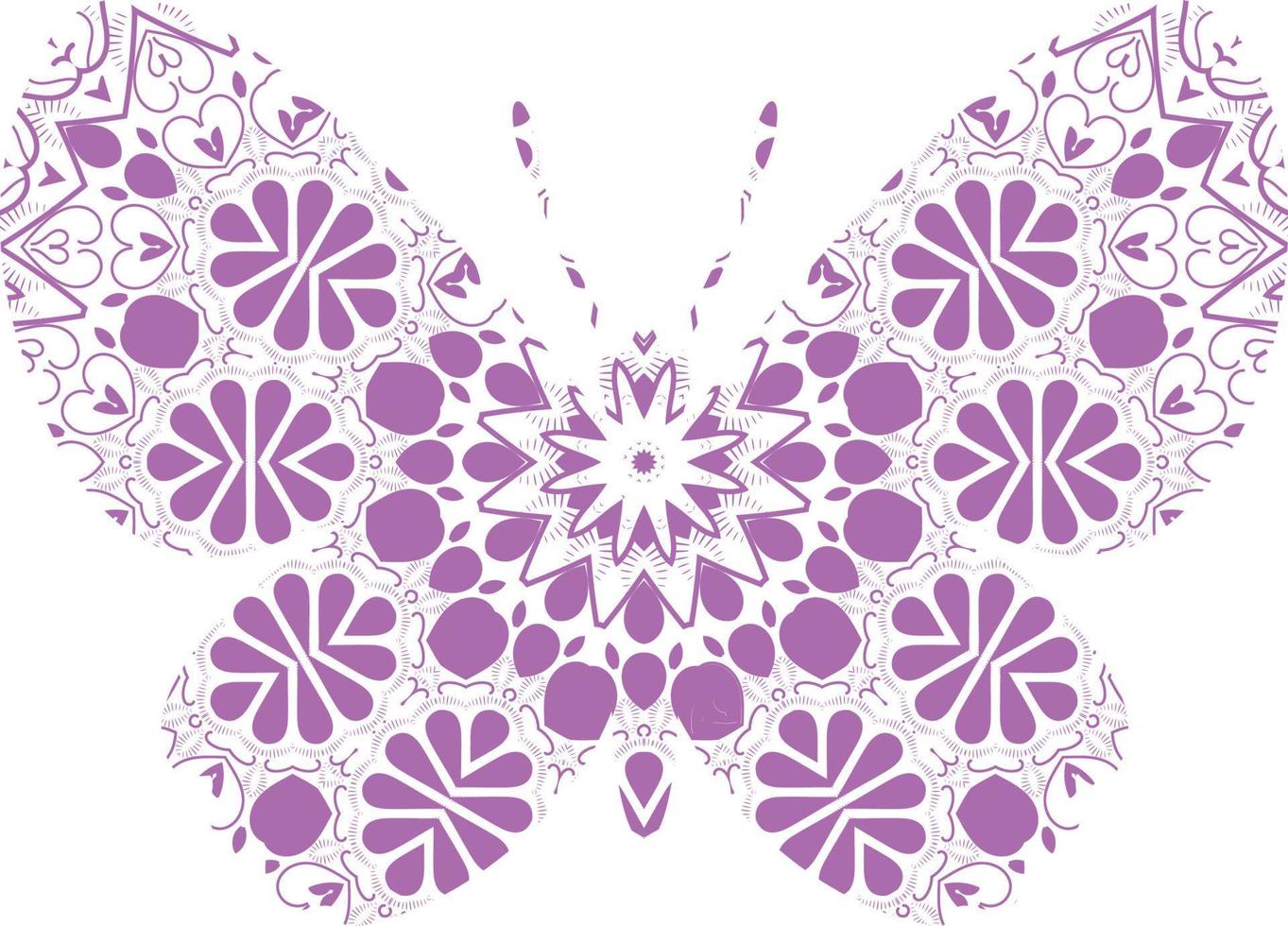 Mandala ornament outline doodle hand-drawn illustration. Vector henna tattoo style, can be used for textile, coloring books, phone case print, greeting cards
