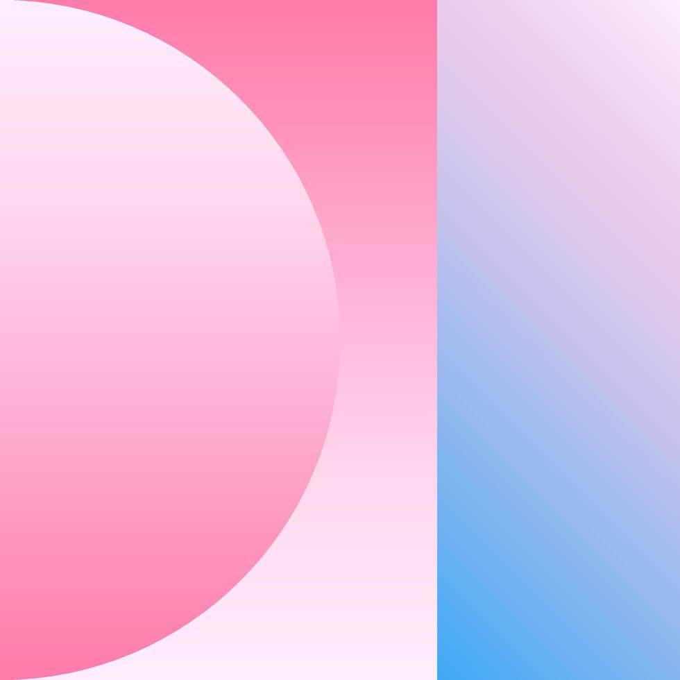 Vector Geometric Smooth blue pink gradient Background