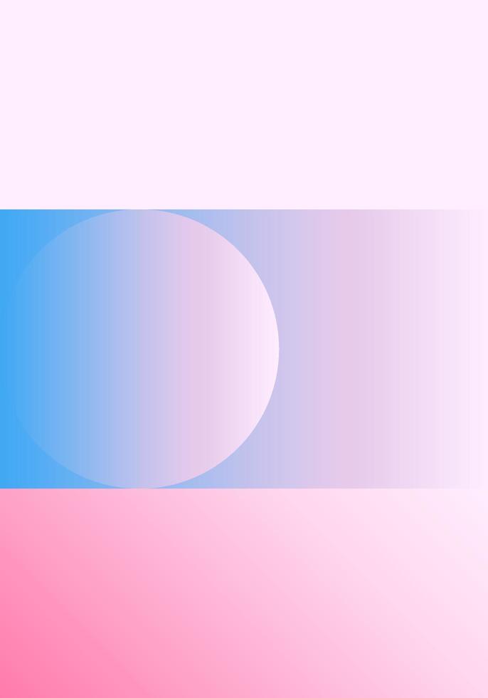 Vector Geometric Smooth blue pink gradient Background