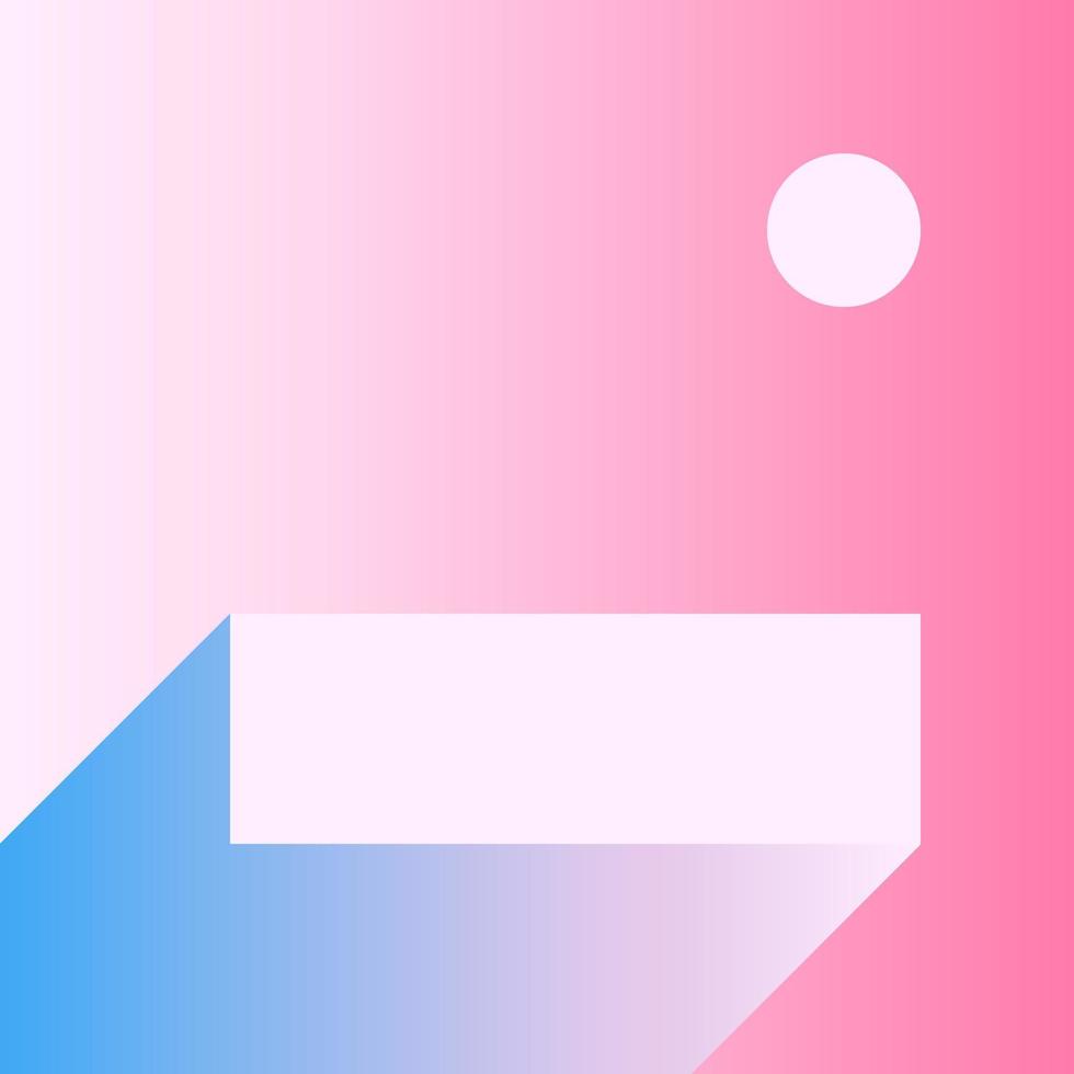 Vector Geometric Smooth blue pink gradient Background