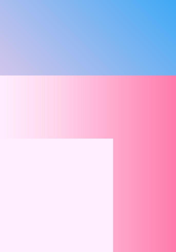 Vector Geometric Smooth blue pink gradient Background