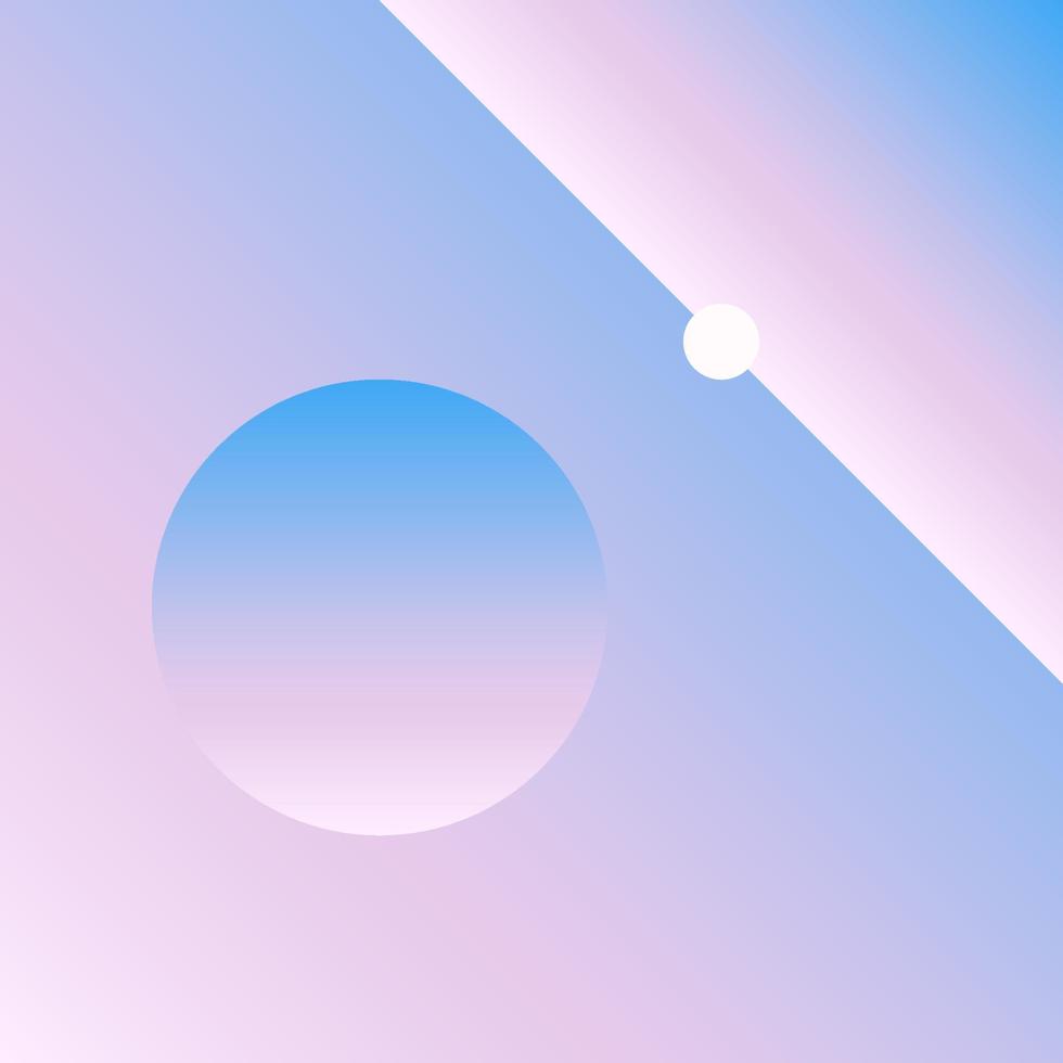 Vector Geometric Smooth blue pink gradient Background