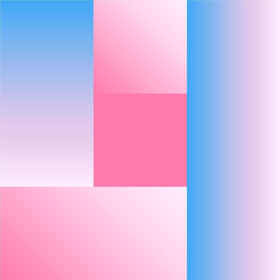 Vector Geometric Smooth blue pink gradient Background