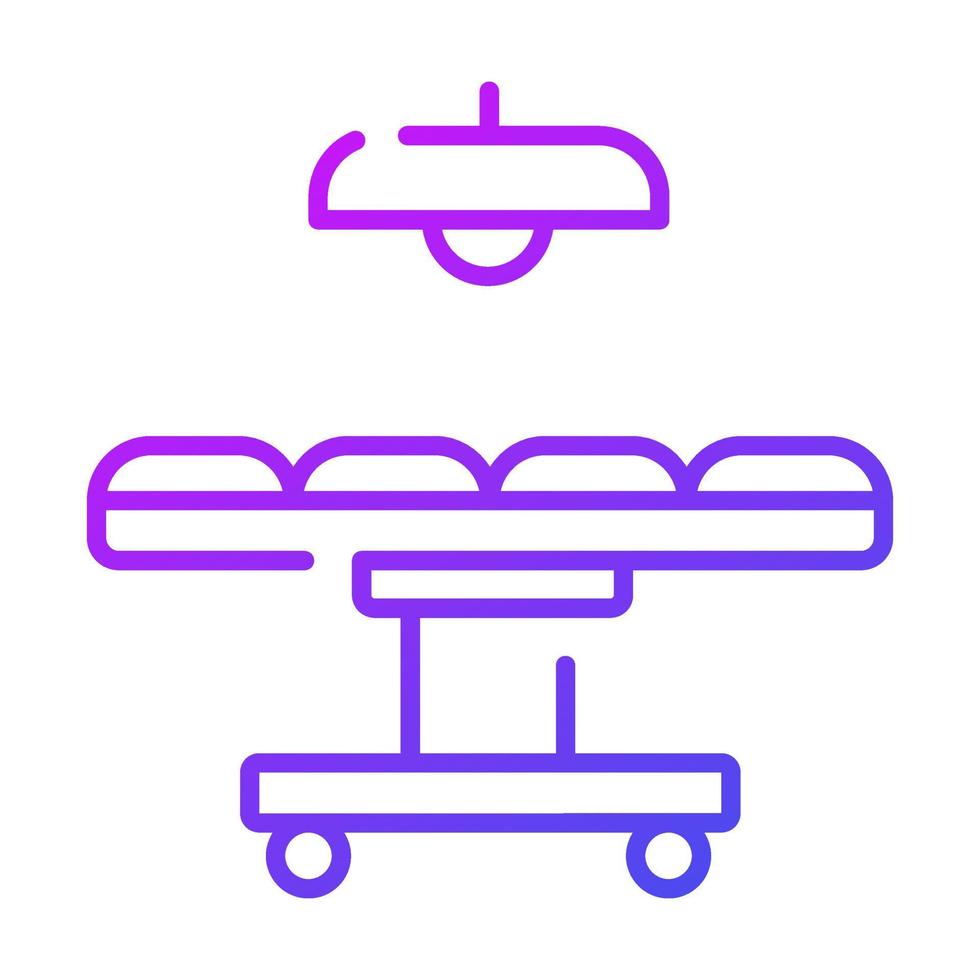 surgical table Modern concepts design, vector illustration