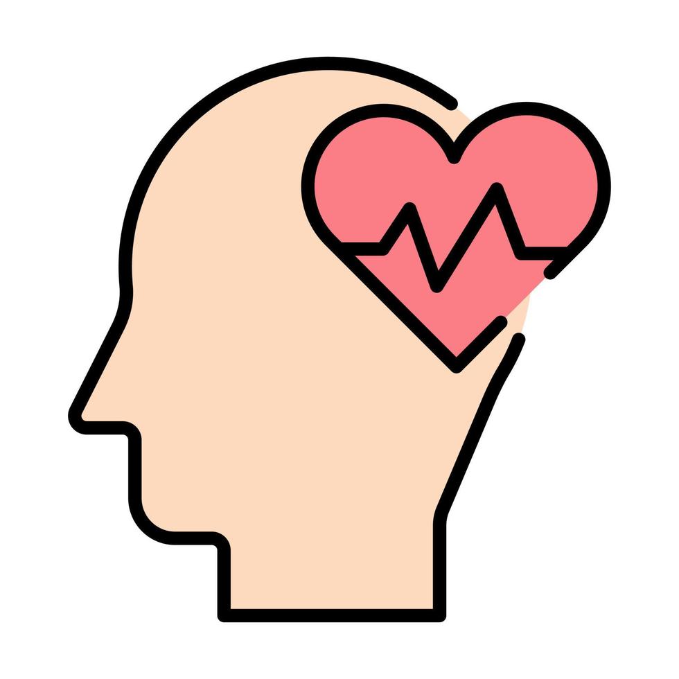 mental health Modern concepts design, vector illustration