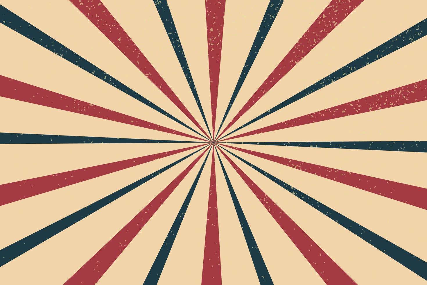 Retro rays vintage sunburst abstract background vector