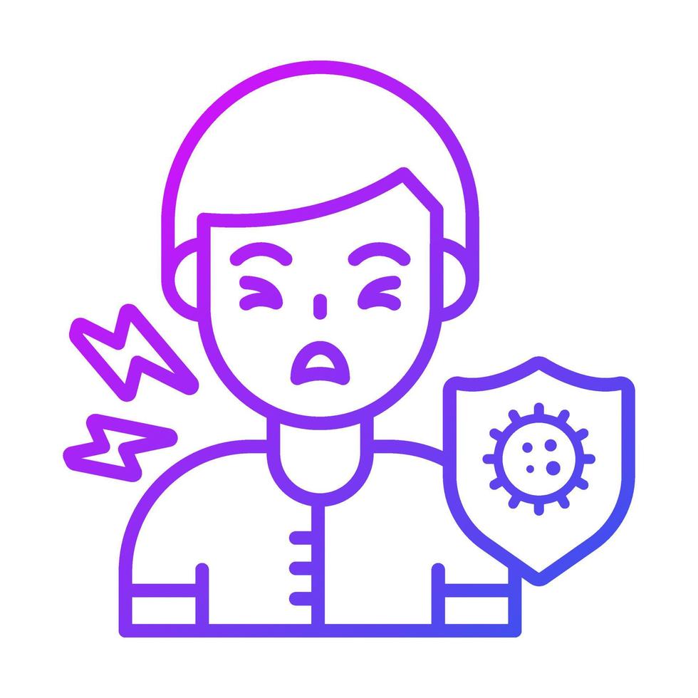 corona patient Modern concepts design, vector illustration