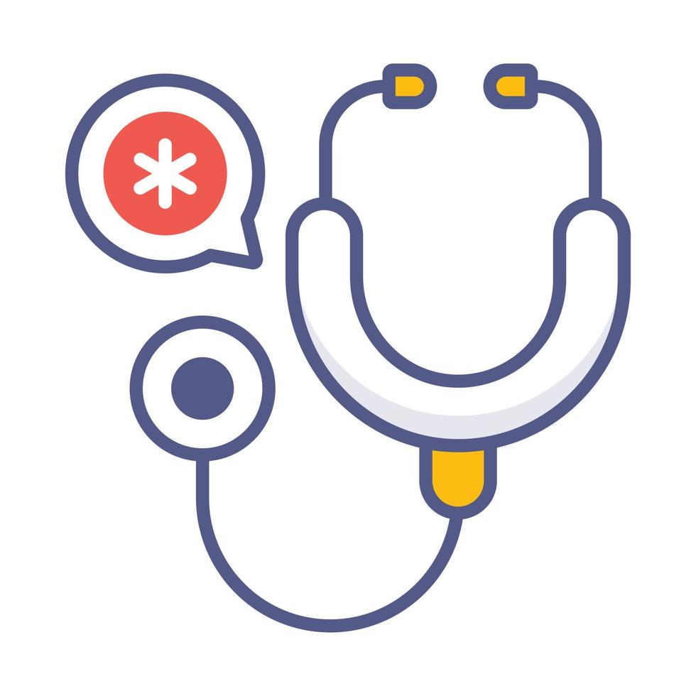 stethoscope Modern concepts design, vector illustration