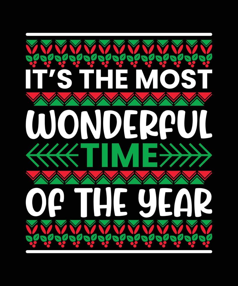 Christmas T-shirt Design Vector