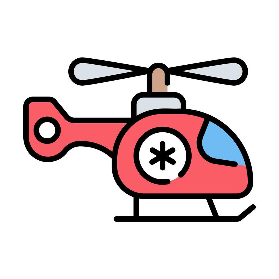 air ambulance Modern concepts design, vector illustration