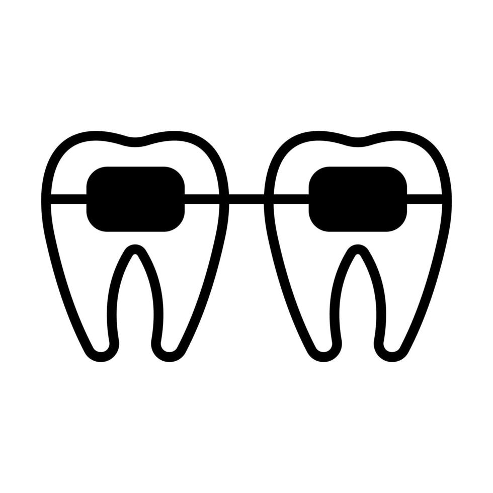 braces Modern concepts design, vector illustration