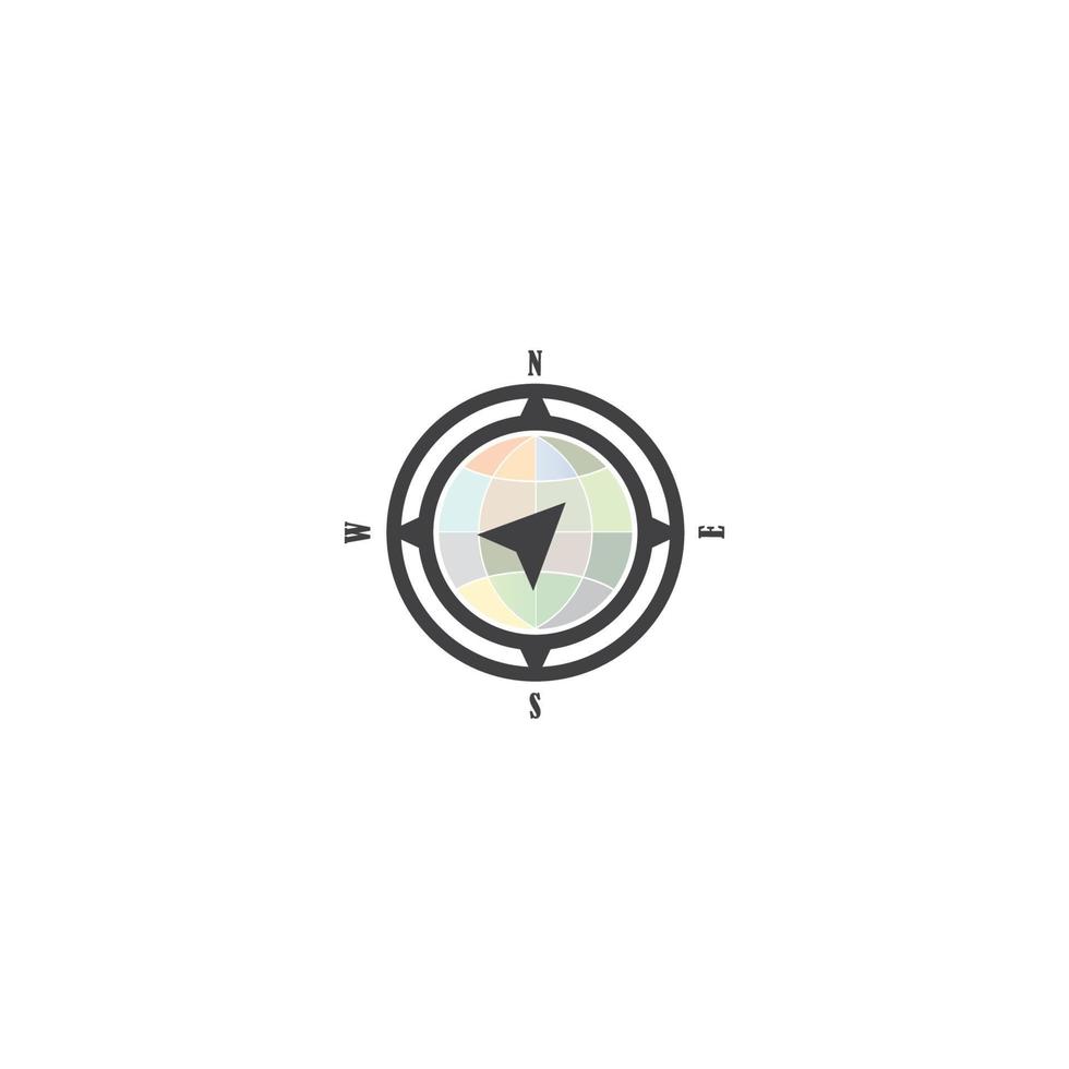 compass logo vector illustration design template.