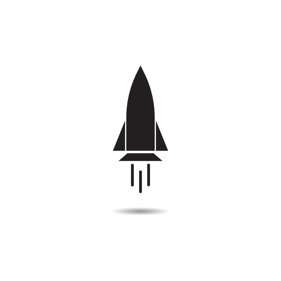 Rocket icon vector illustration design template