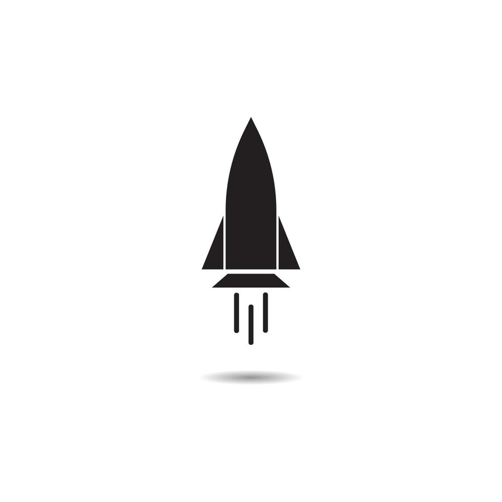 Rocket icon vector illustration design template