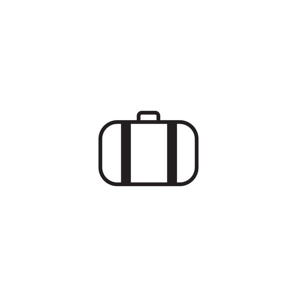 suitcase icon vector illustration design template