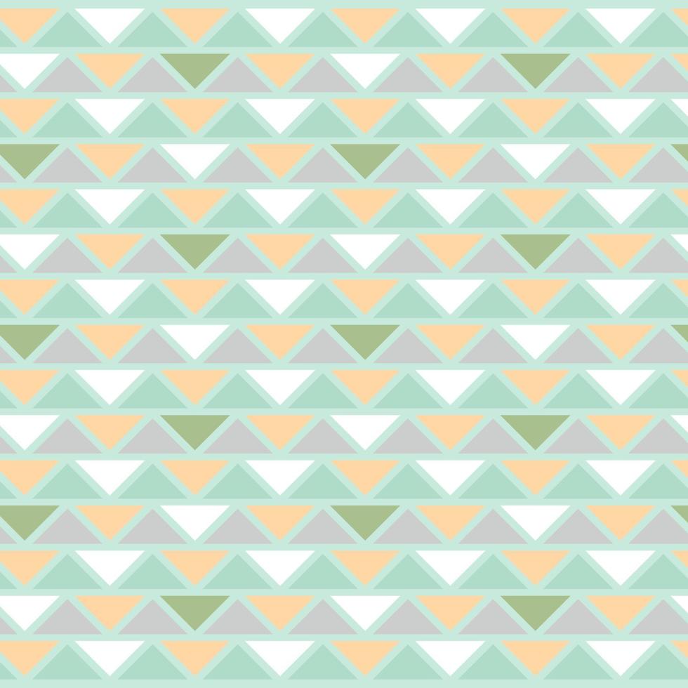 Triangle pastel background. Cute wallpaper with green color. vector