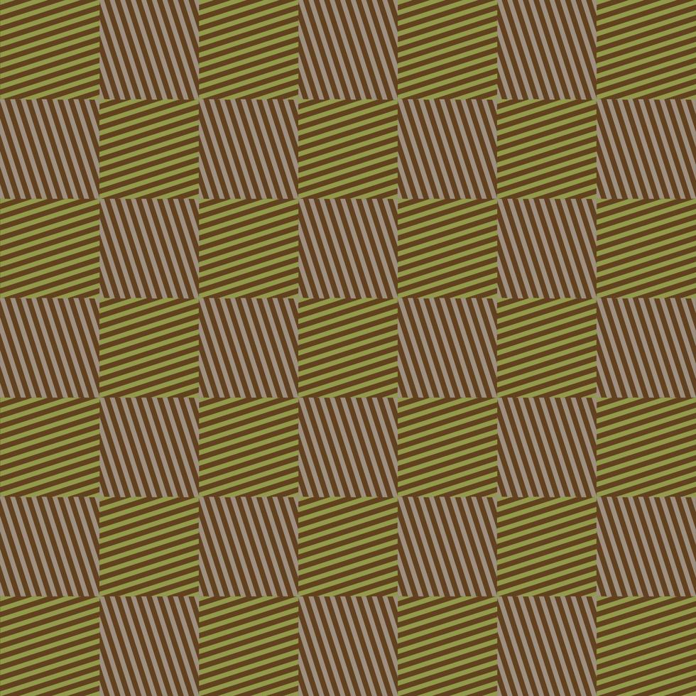 green and brown plaid pattern vector background. green and brown plaid on fabric pattern. Square pattern for cloth. Green color square background.