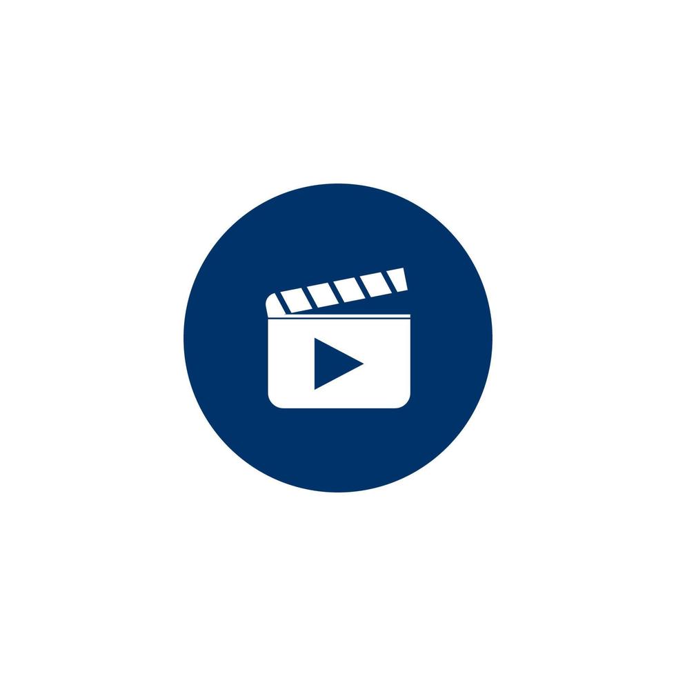 Clapper Board icon vector