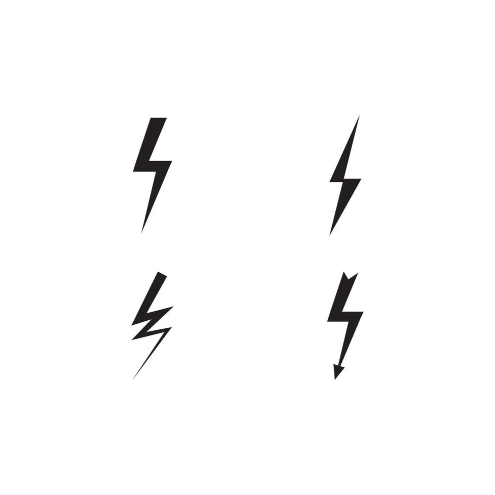 Lightning icon  vector illustration template design