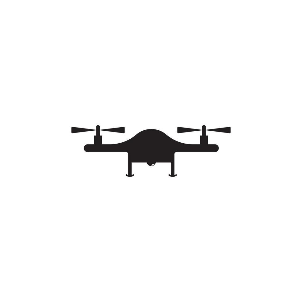 Drone logo vector illustration design template