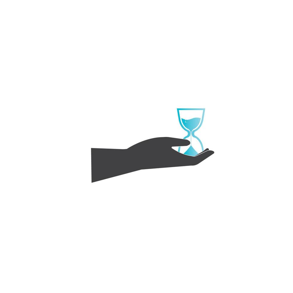 Hourglass icon  vector illustration template design