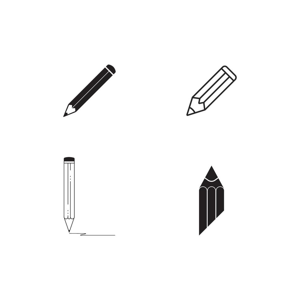 Pencil icon  vector illustration template design