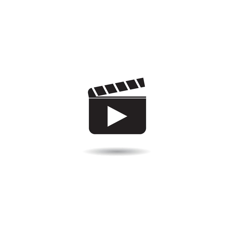 Clapper Board icon vector