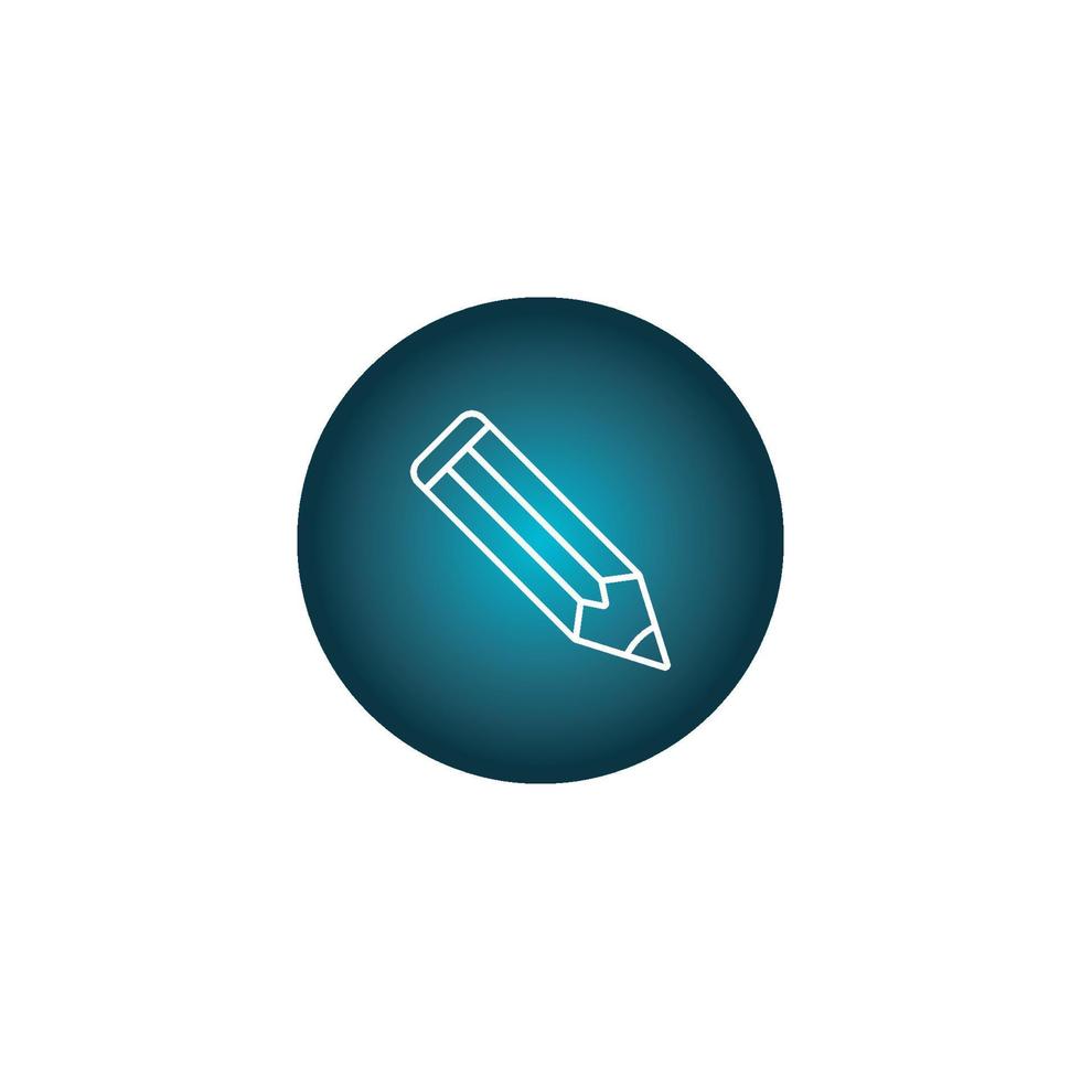 Pencil icon  vector illustration template design