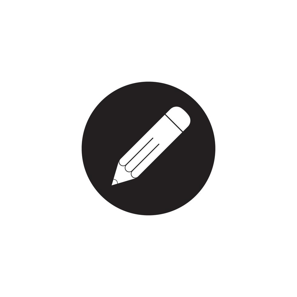 Pencil icon  vector illustration template design