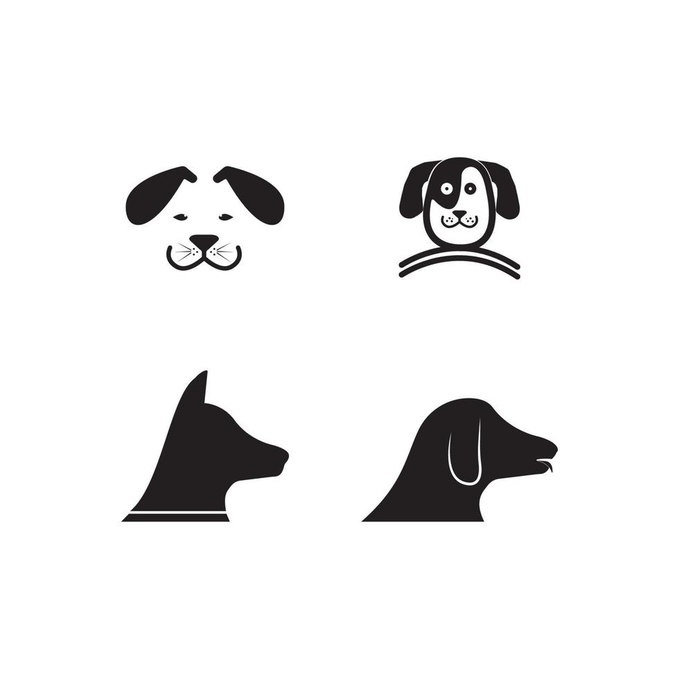 Dog icon vector illustration design template