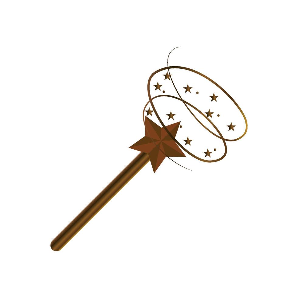magic wand logo vector