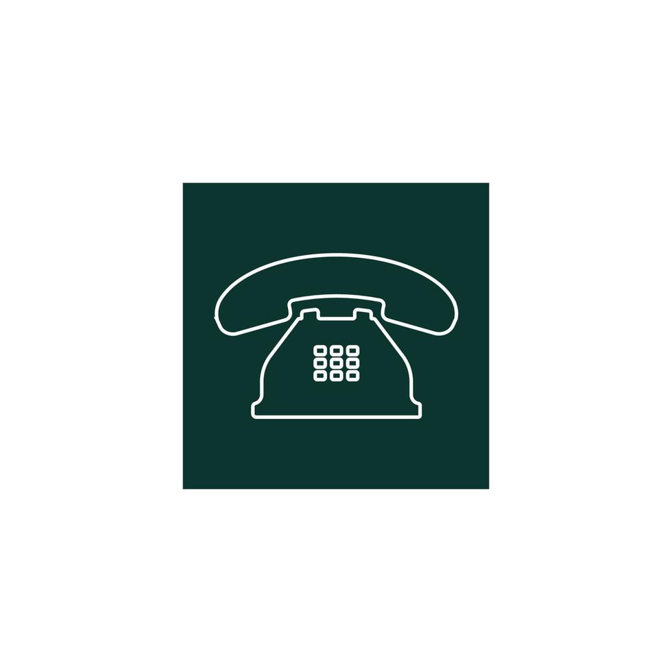 phone receiver icon  vector design template