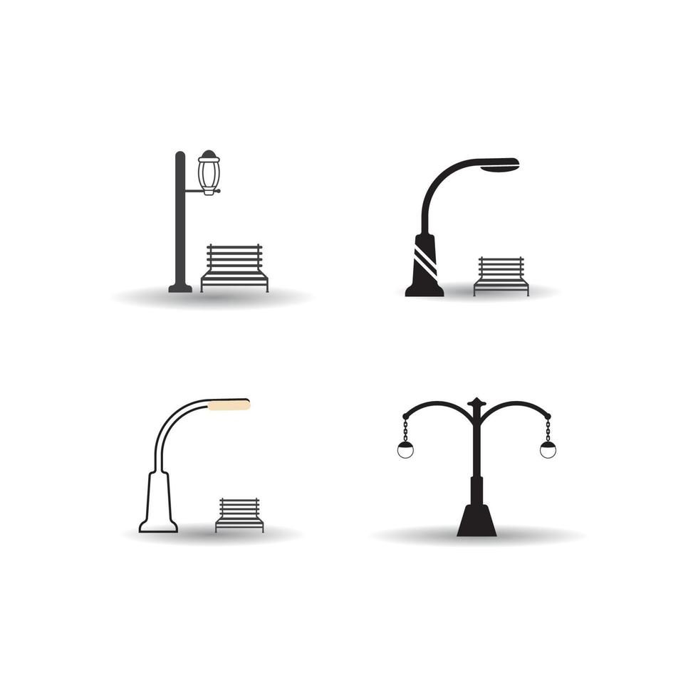 Garden light icon  vector illustration design template.