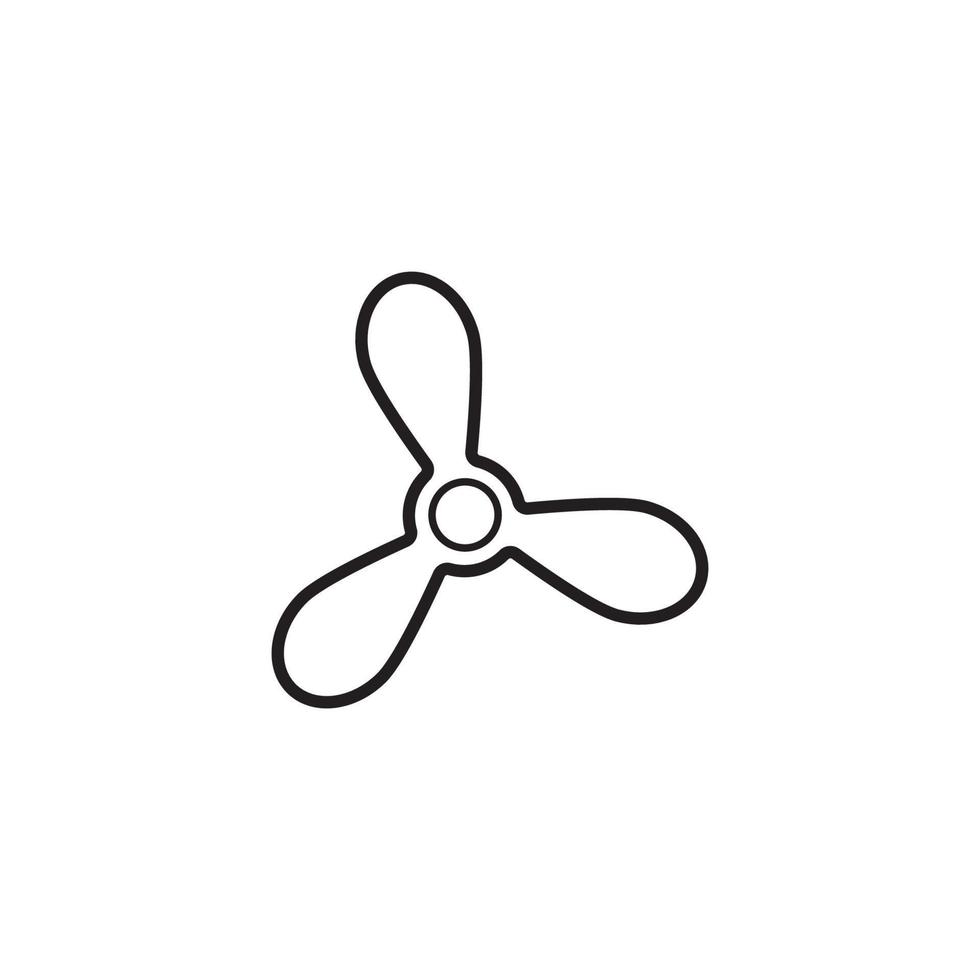 Fan icon vector illustration design template