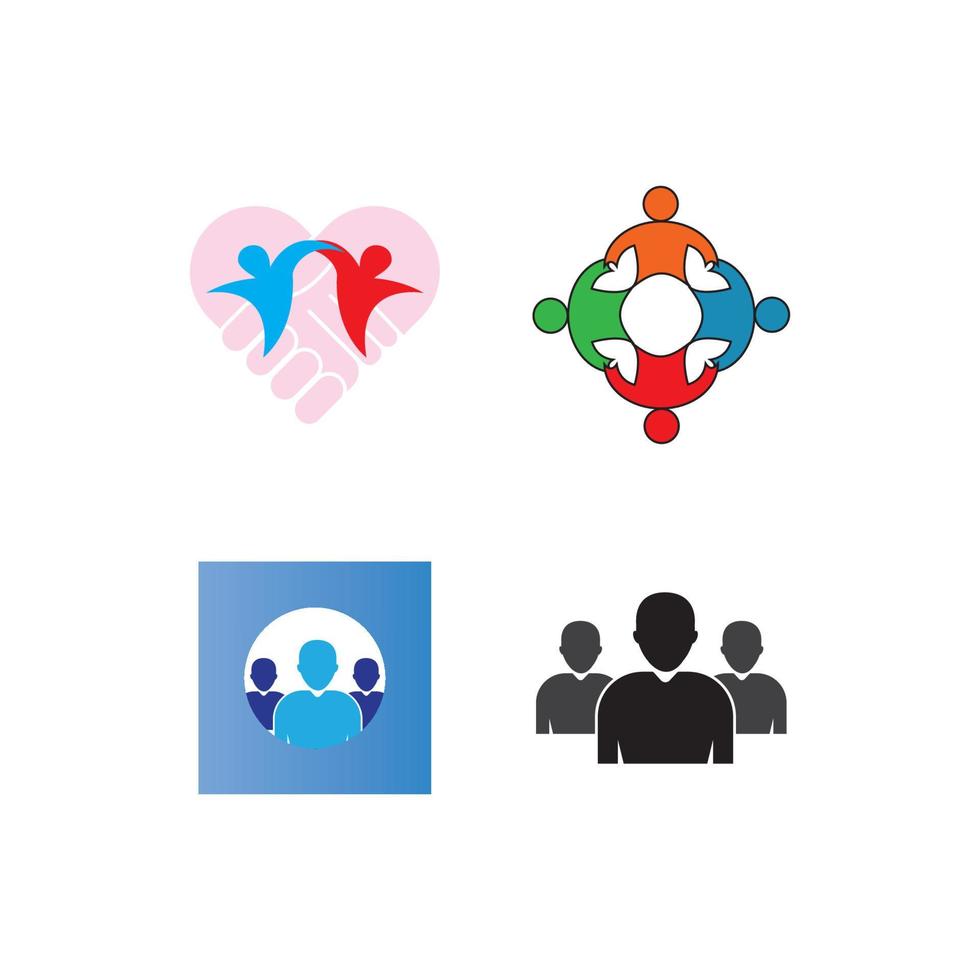 community logo vector illustration design template.