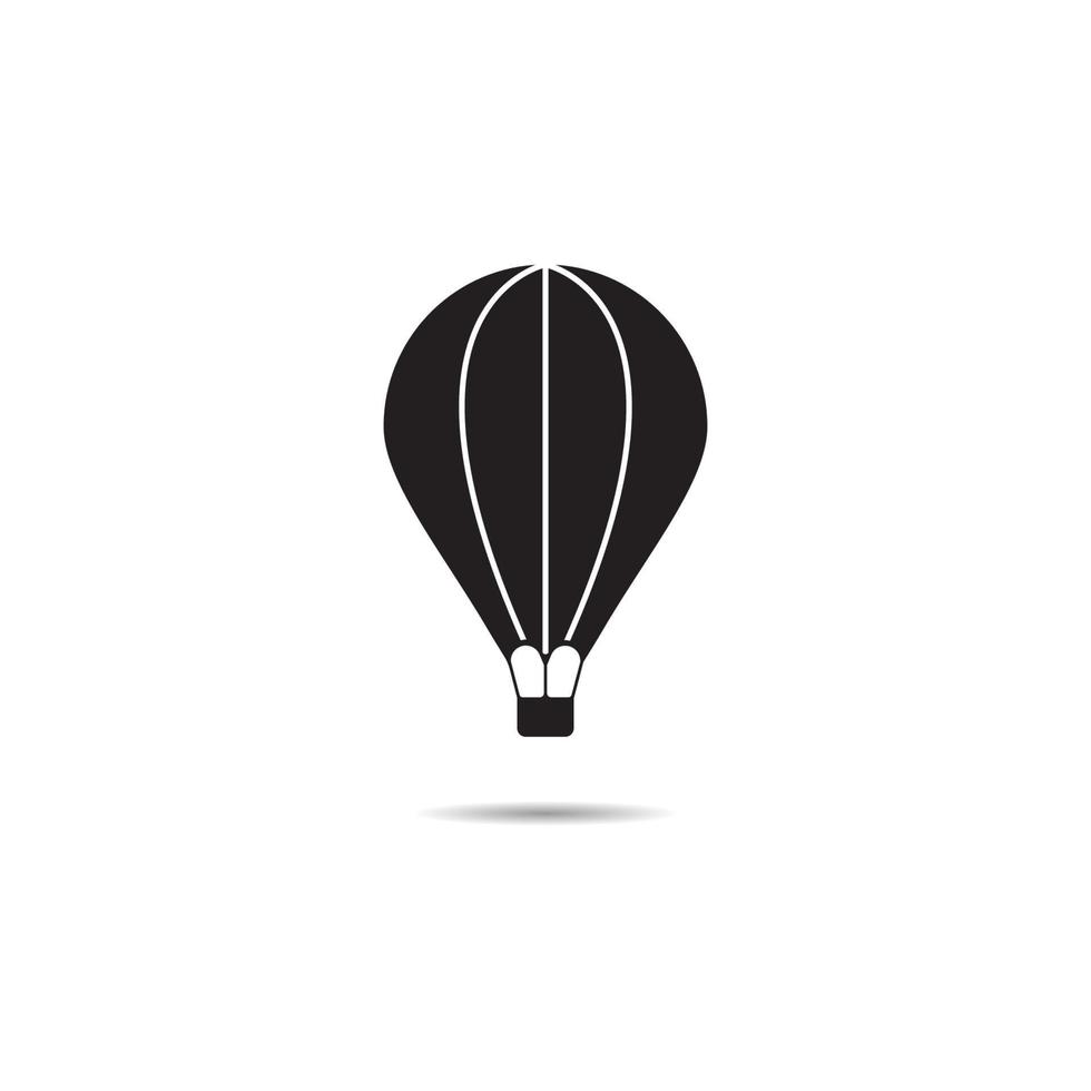 Hot Air Balloon  logo vector illustration design template