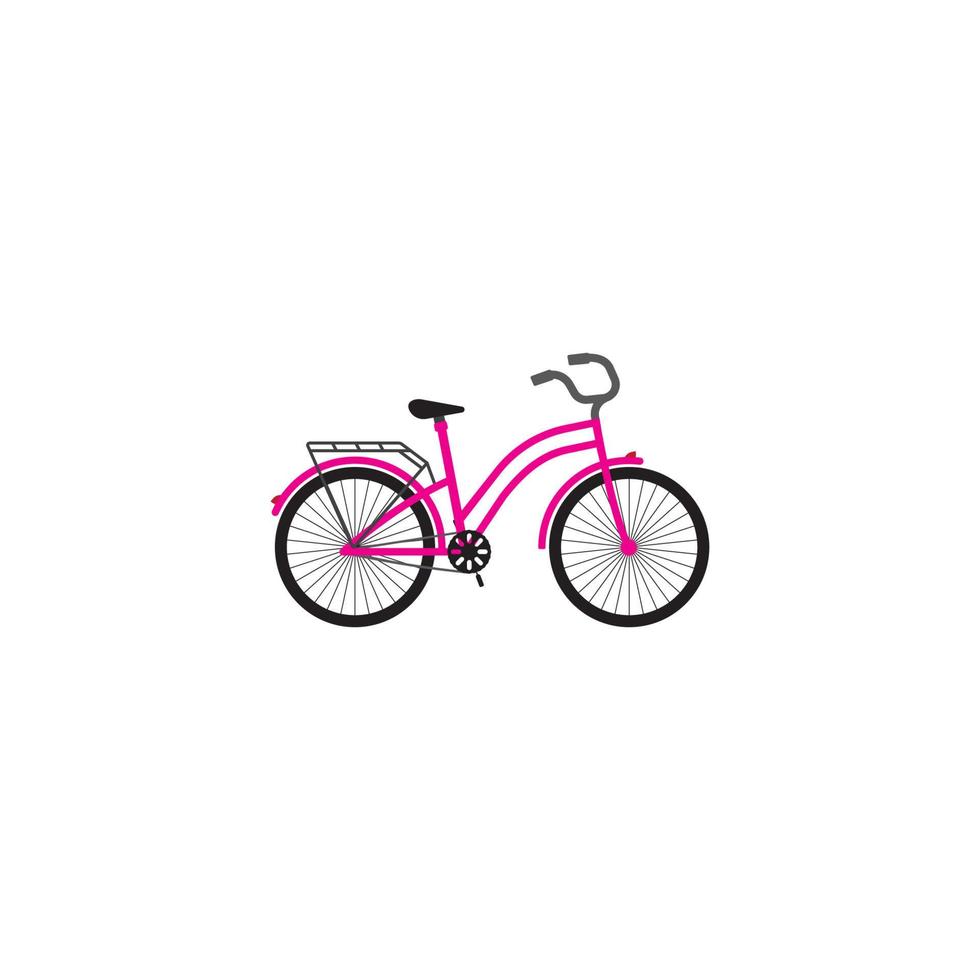 diseño de plantilla de ilustración de vector de icono de bicicleta