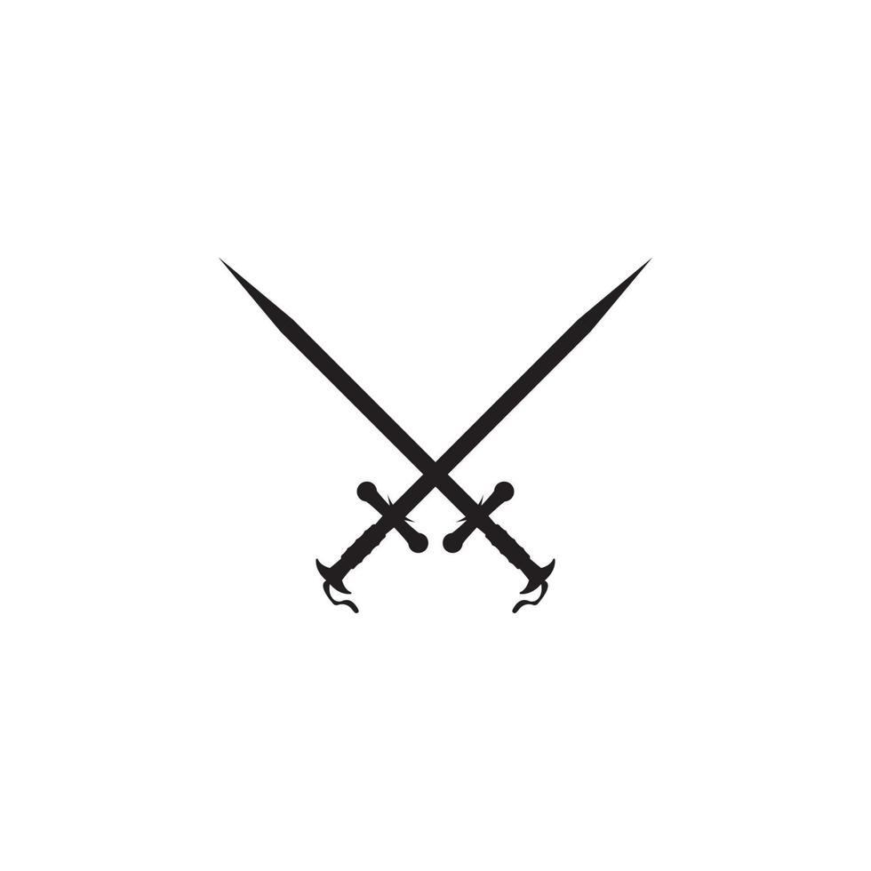 vector de logotipo de espada