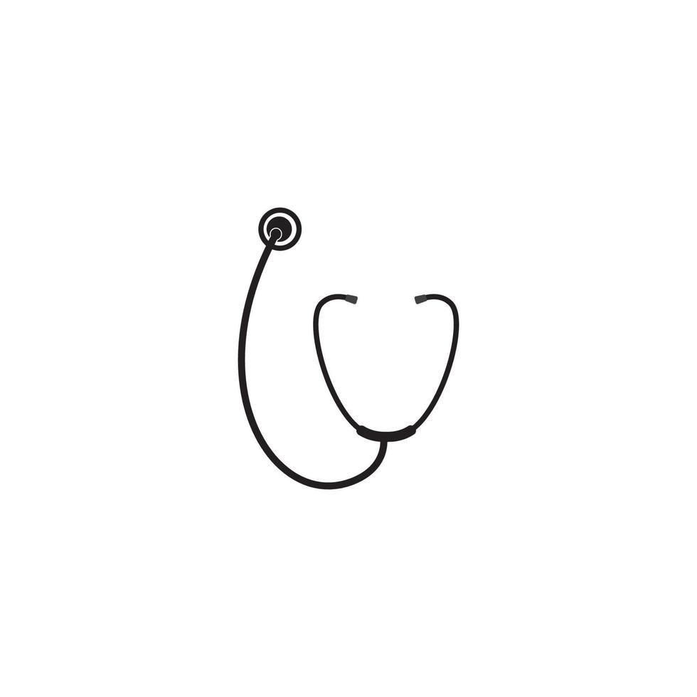 stethoscope icon vector illustration design template.