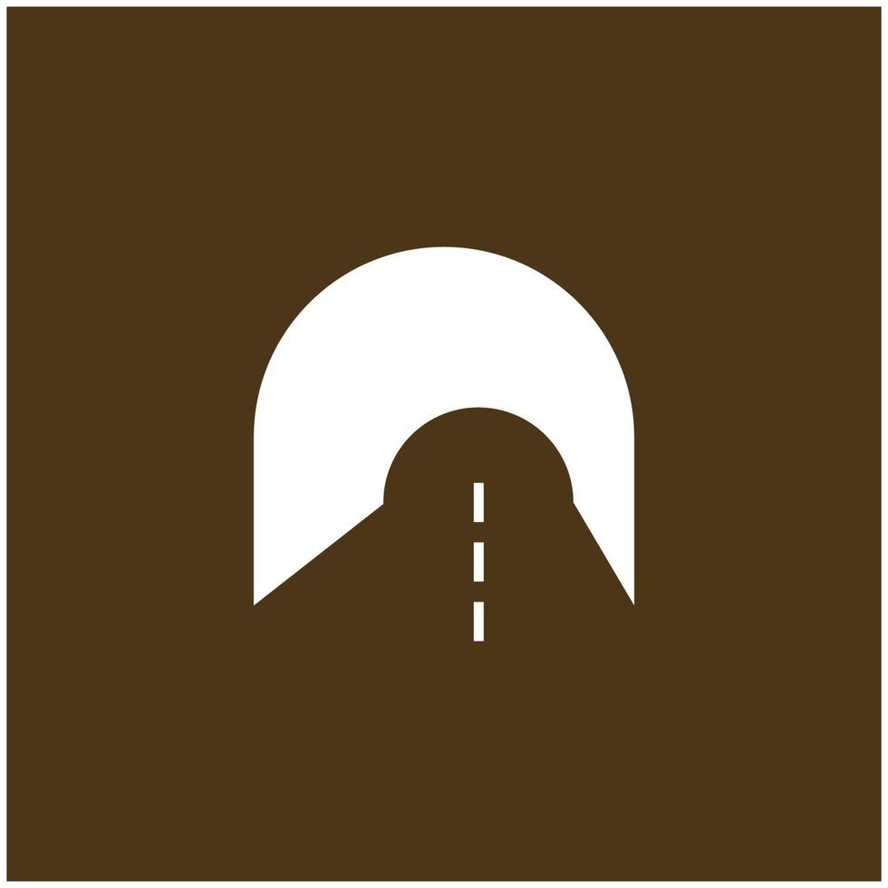 Tunnel icon  vector illustration template design