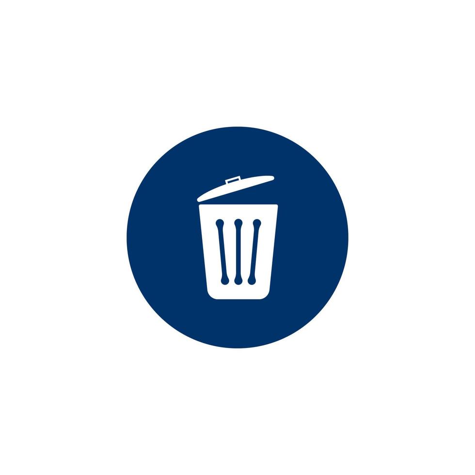 Trash Can icon vector