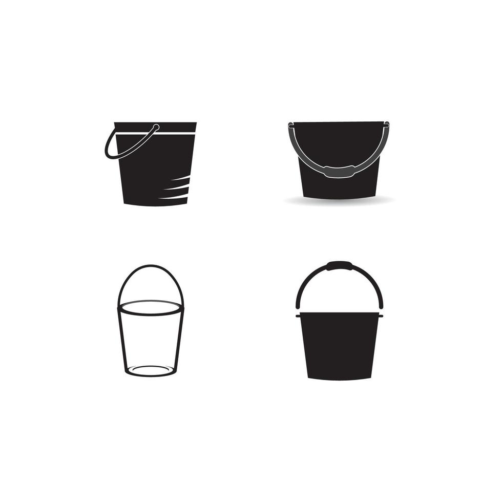 Bucket icon  vector illustration design template.