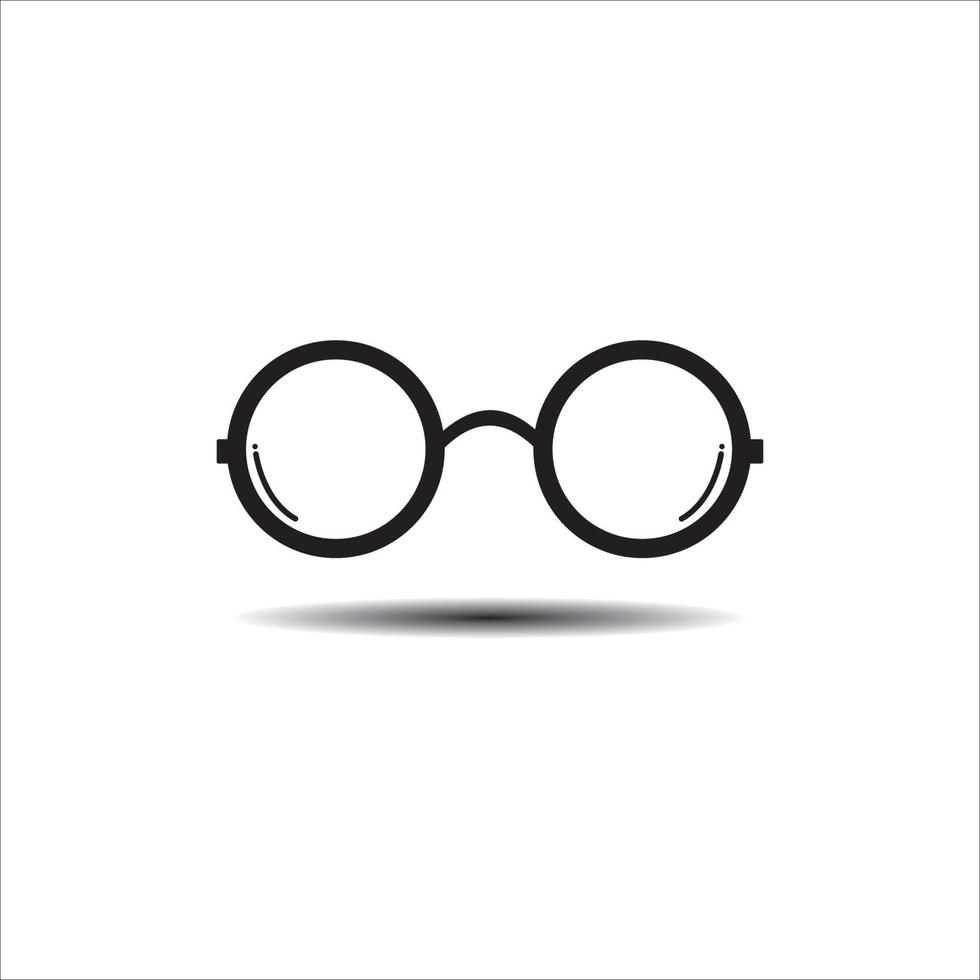 eyeglasses logo vector illustration design template.