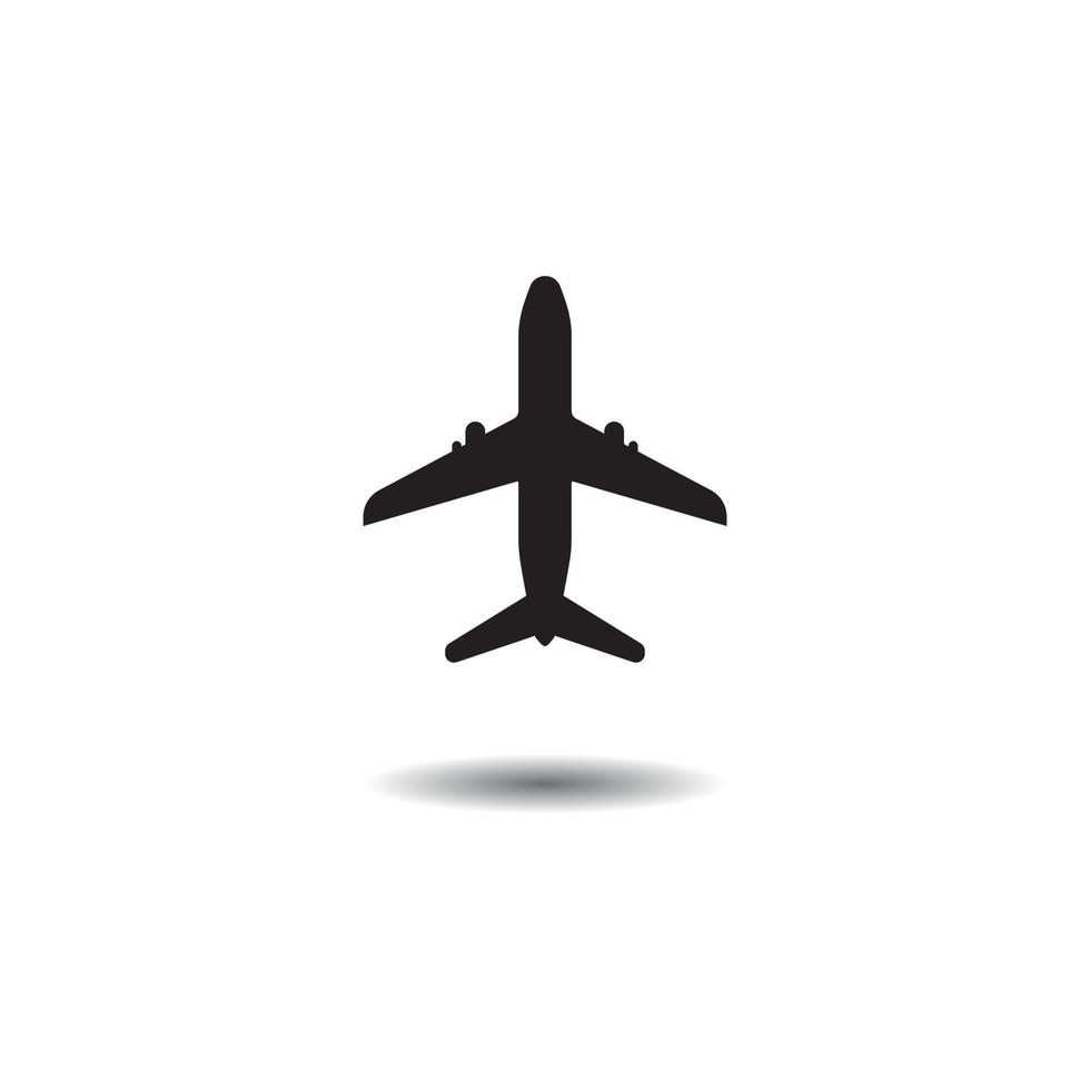 Airplane icon vector illustration design template