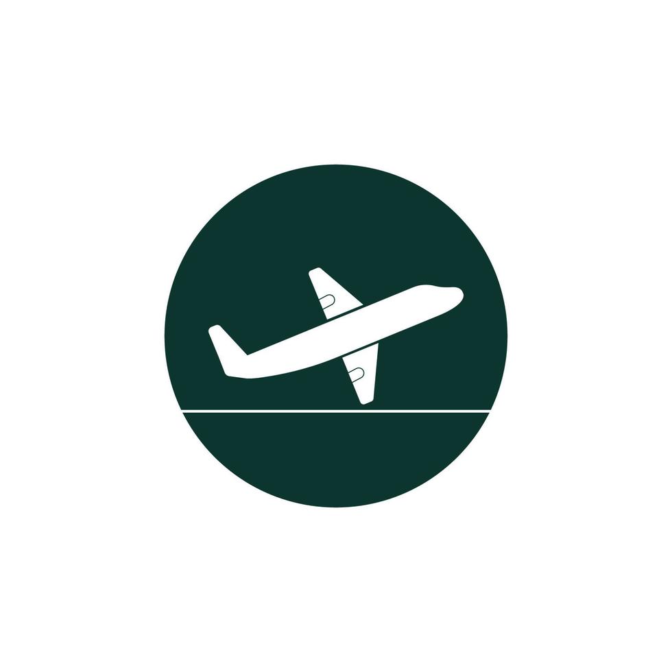 Airplane icon vector illustration design template