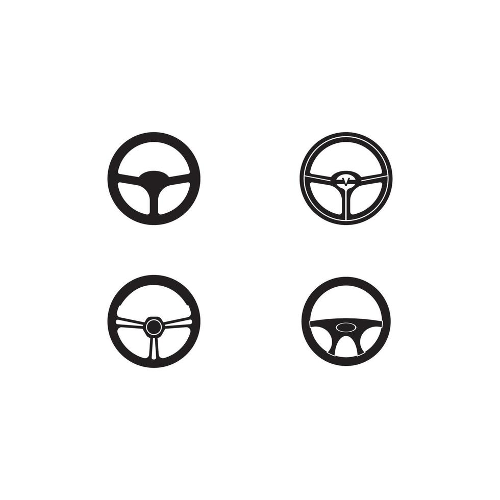 plantilla de diseño de ilustración vectorial del logotipo del volante. vector